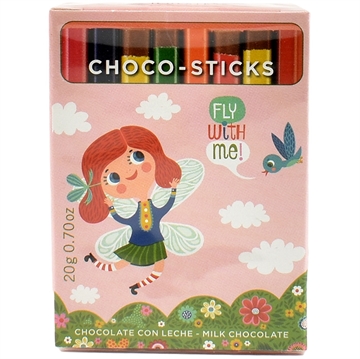 Chokolade farvekridt - Lys chokolade 20g